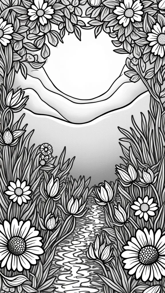 hippie adult coloring pages